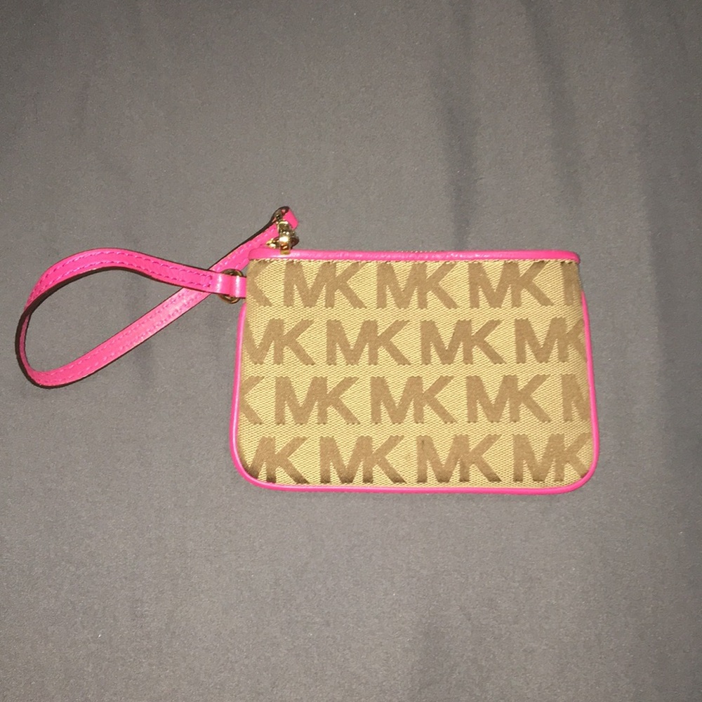 Pink MK Wristlet